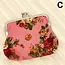 Vintage Floral Lock Small Pouch | 40P647 Pink