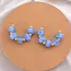 Boho Resin Beaded Hoop Earrings | 40E531