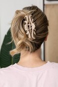 Over Sized Slicked Back Hair Claw Clips | 40H429