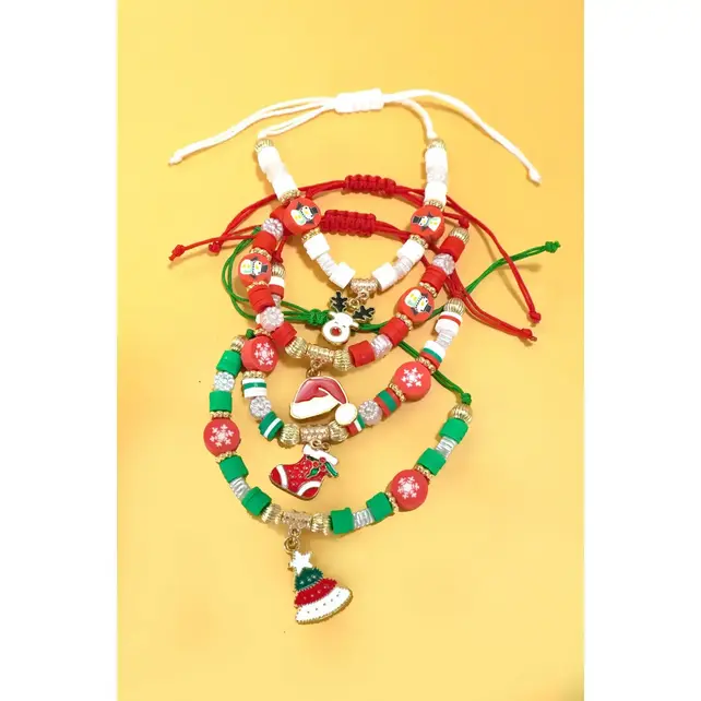 Christmas Heisi Bracelets Set of 4 | 40B121