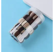 Striped Terry Hair Ties 5-Pc Set | 40S745