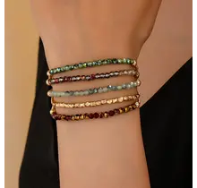 Boho Multi  Guitar String Bracelet Set | 80B1927