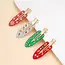 CHRISTMAS MAKEUP HAIR BEND CLIPS 4-PCS SET | 40H1148-Pack 4