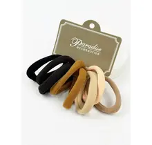Black and Brown Shades Multicolor Elastic Hair Tie