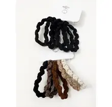 Brown Tone Multi Design Hair Ties