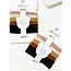 Neutral Tone Textured Rolled Hair Tie Set