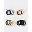Matte Assorted Colors of Spiral Hair Tie Set