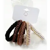 Brown Tone Multi Design Hair Ties