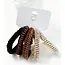 Brown Tone Multi Design Hair Ties
