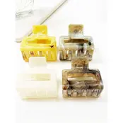 Marbled Duo Medium Hair Claw Clip 2 piece Set