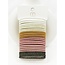 Rulex Mix Tone Ponytail Mixed Elastics Hair Ties - 24