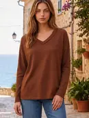 Deasy Lightweight Knit Long Sleeve
