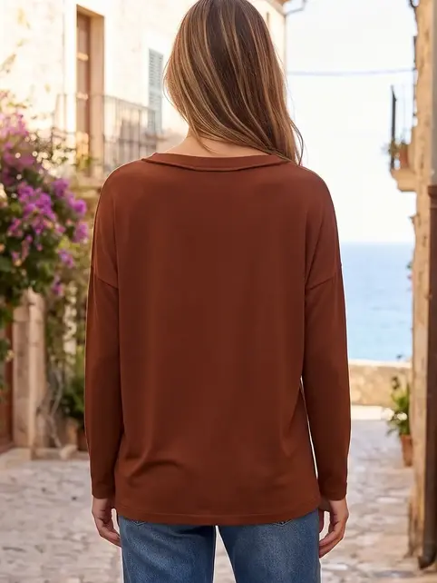Deasy Lightweight Knit Long Sleeve