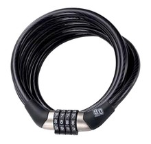 OnGuard Cable with combination lock, 8mm x 4.9' Black