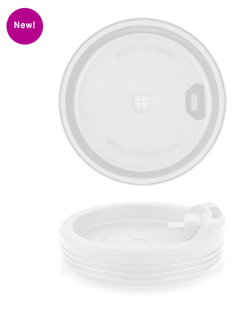 Silicone 16oz/22oz/32oz Lid w/ Straw Hole (Hot + Cold Drinks) - Silipint