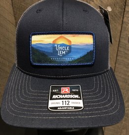 Uncle Lem's Uncle Lem's - Richardson Rectangle Patch Hat Split Navy/Charcoal