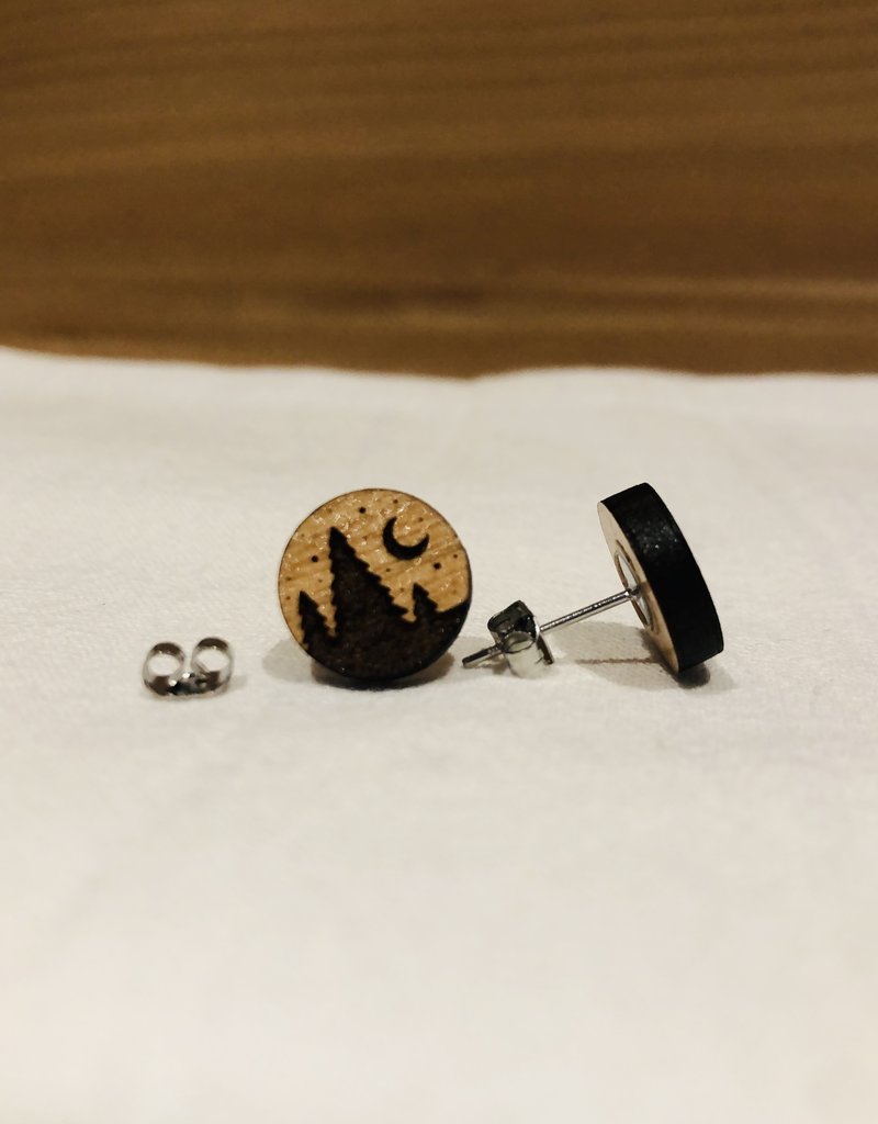 865WOOD 865WOOD - Unique Commemorative Wood Earrings