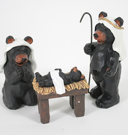 Slifka Bear Nativity Set 3 Piece