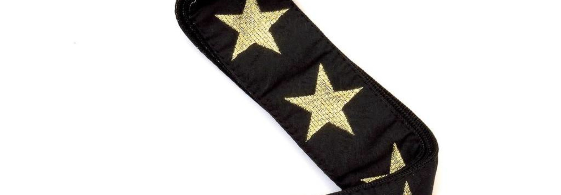 Woven gold star strap