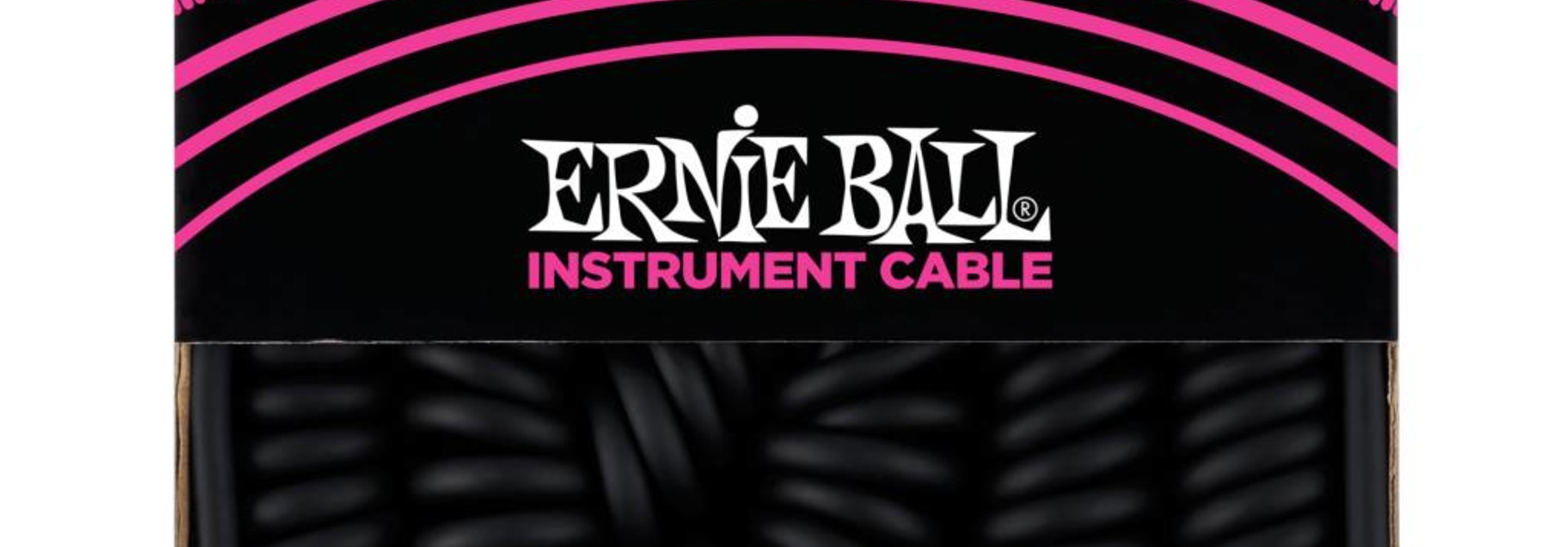 Ernie Ball Instrument Cable 30 ft Coiled Straight/ Straight