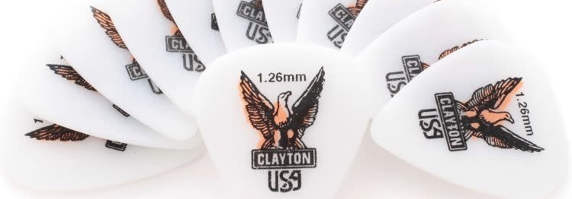 Clayton 1.26mm pick 12-pack