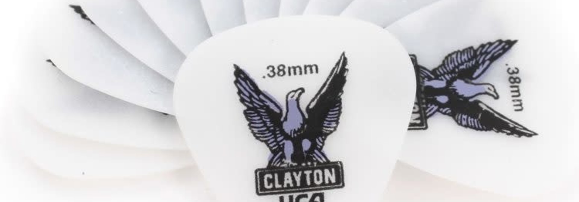 Clayton .38mm pick 12-pack