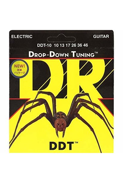 DR Strings DDT-10 DDT™ - Drop Down Tuning Electric Guitar Strings: Medium 10-46