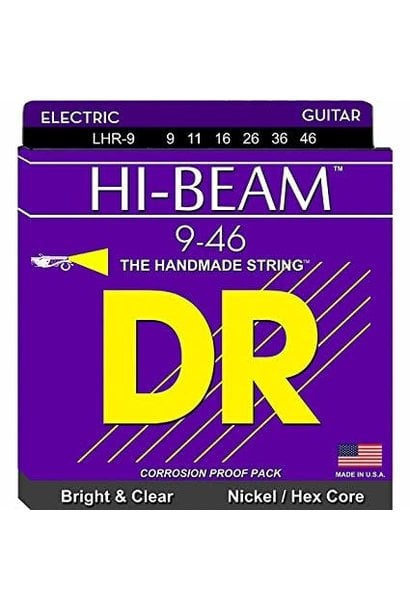 DR Strings LHR-9 HI-BEAM™ - Nickel Plated Electric Strings: Light to Heavy 9-46