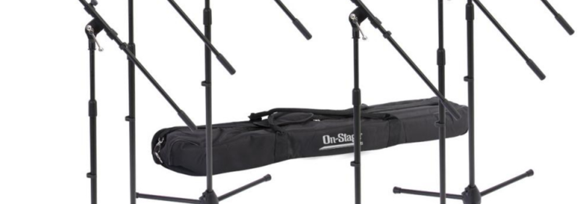 On-Stage Euro Boom Microphone Stand 6-Pack w/ Bag MSP7706