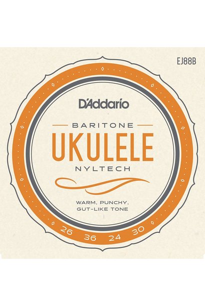 D'Addario EJ88B Nyltech Ukulele Strings, Baritone