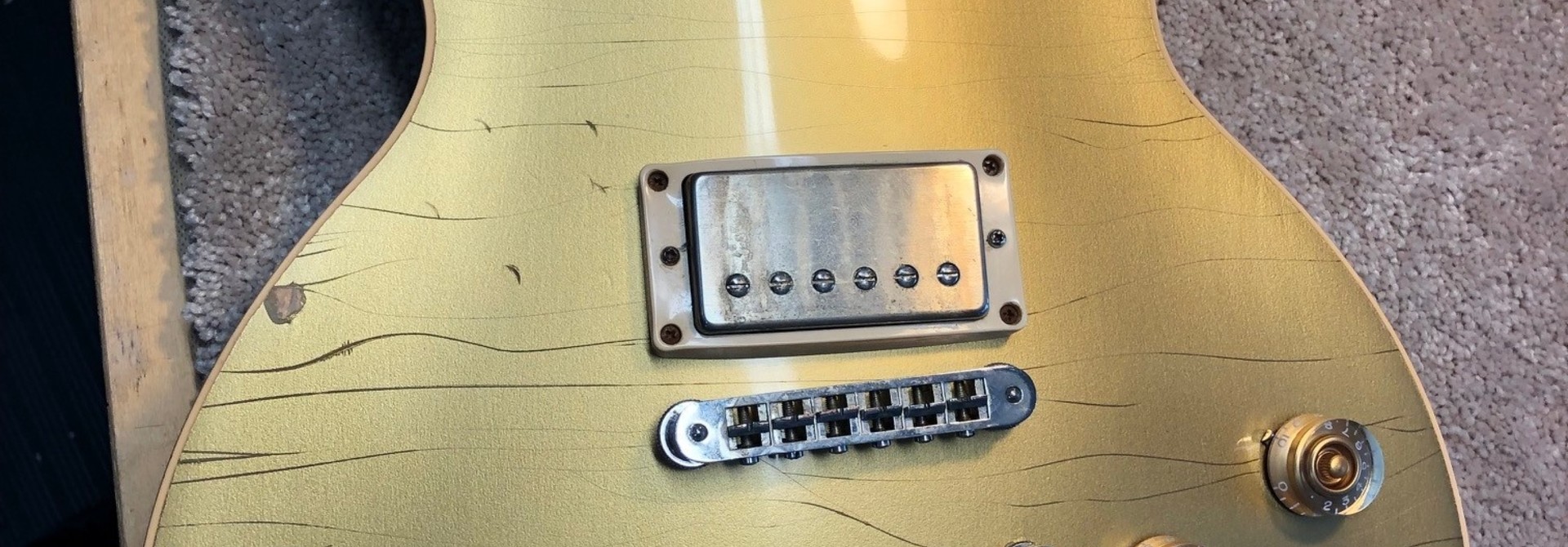 2008 Les Paul Classic Gold Top Refin