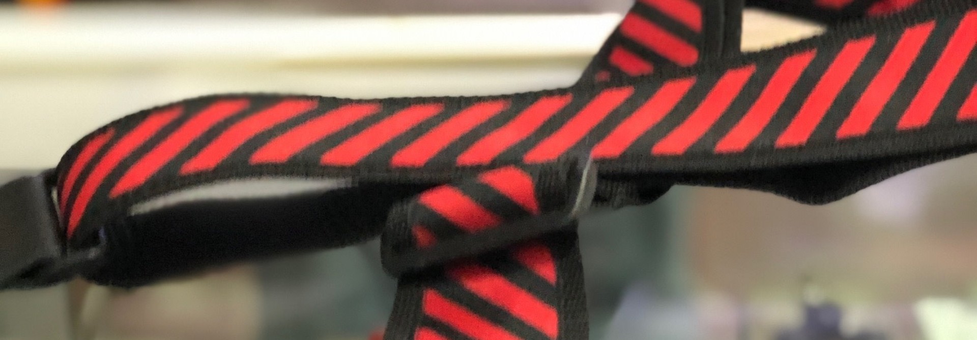 D'addario Blk/Red Diagonal