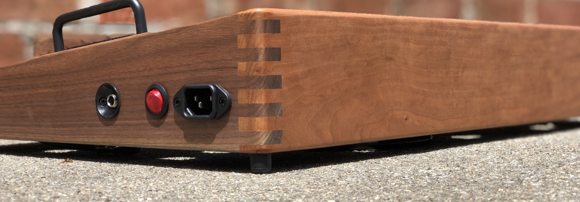 Indy String Theory Cherry/Walnut 24"x14" Pedalboard S/N. 21