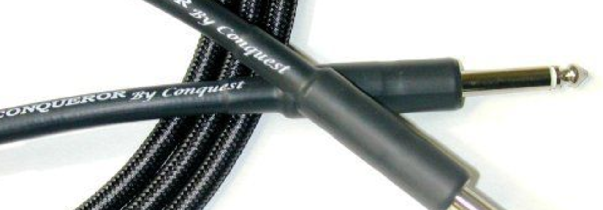 Conquest CIC10-14 Woven Instrument Cable - 10' Str/Str (Black)