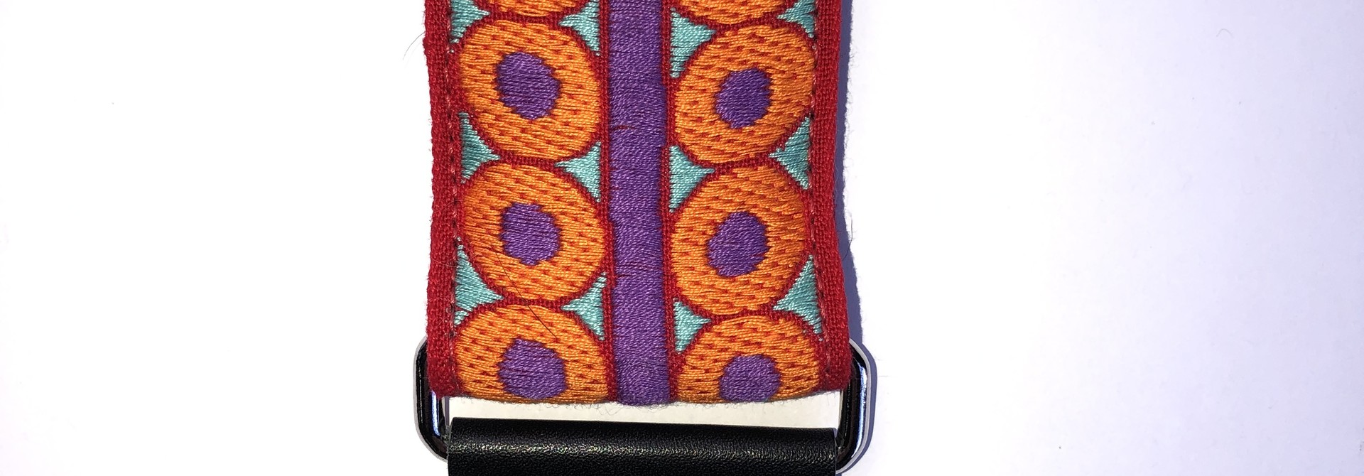 Tremolo Leather Co. Orange Spaghettios Vintage Strap