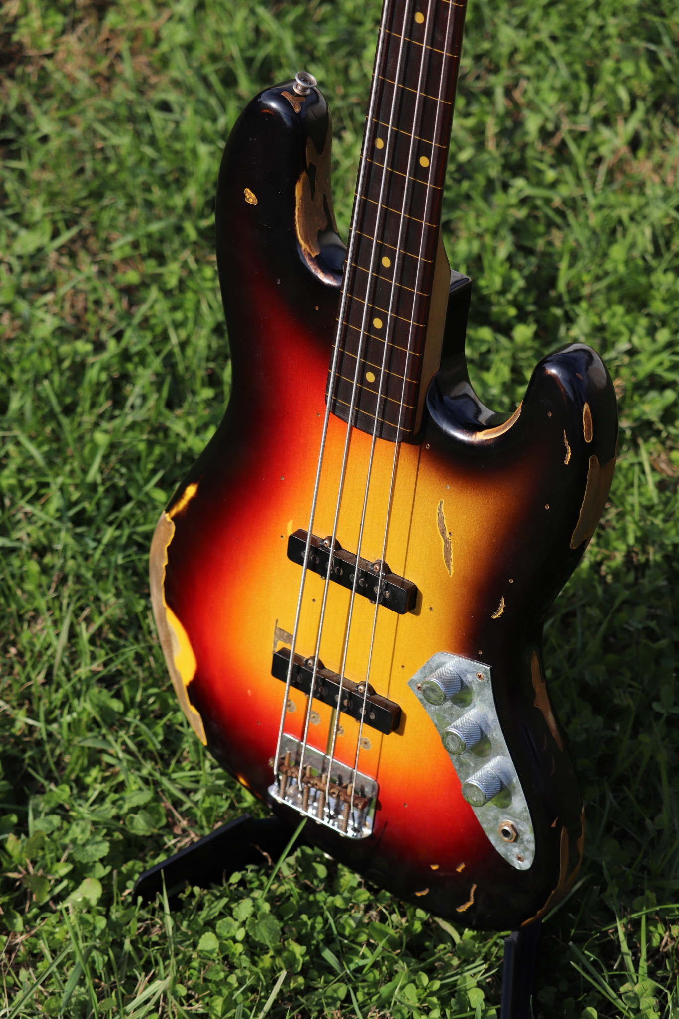 Fender Custom Shop Jaco Pastorius Tribute Jazz Bass Relic w/ hard case-3
