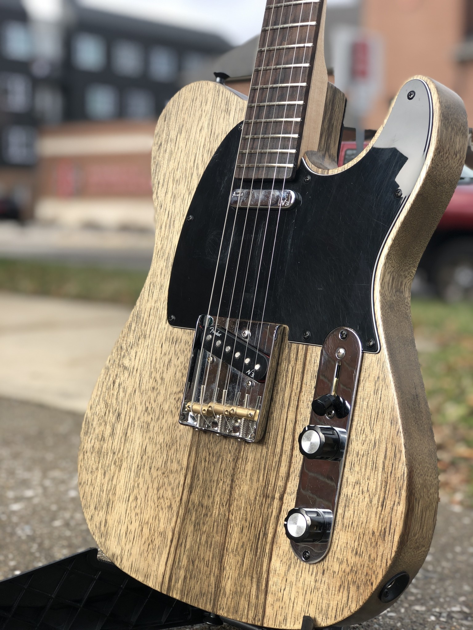 Wizard Custom Guitars Black Limba T-3