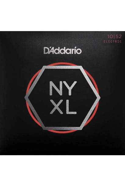 D'Addario NYXL1052 Nickel Wound Electric Strings, Light Top/Heavy Bottom, 10-52