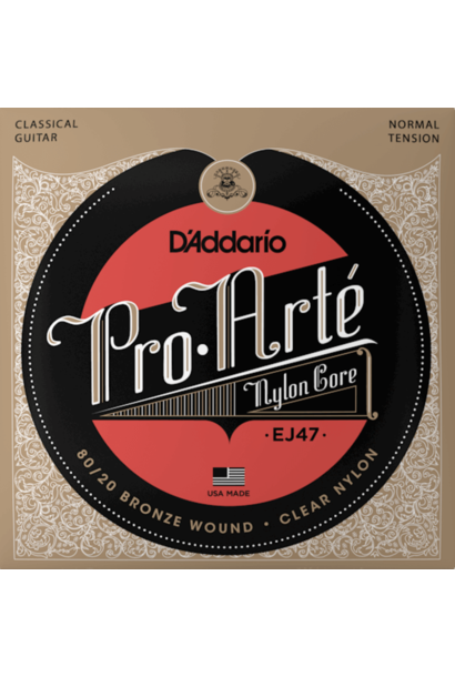 D'addario EJ47 Pro Arte 80/20 Bronze Wound, Classical, Normal Tension