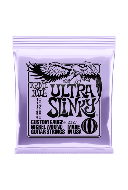 Ernie Ball 2227 Nickel Wound Ultra Slinky Guitar Strings (10-48)