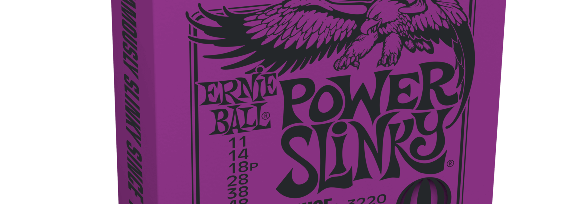 Ernie Ball 3220 3-Pack Nickel Wound Power Slinky Guitar Strings (11-48)