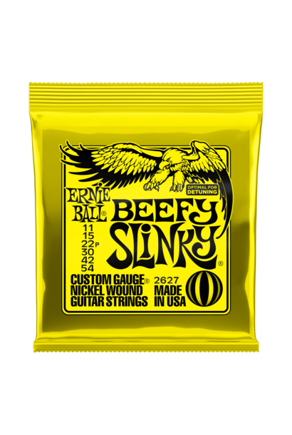 Ernie Ball 2627 Nickel Wound Beefy Slinky Guitar Strings (11-54)