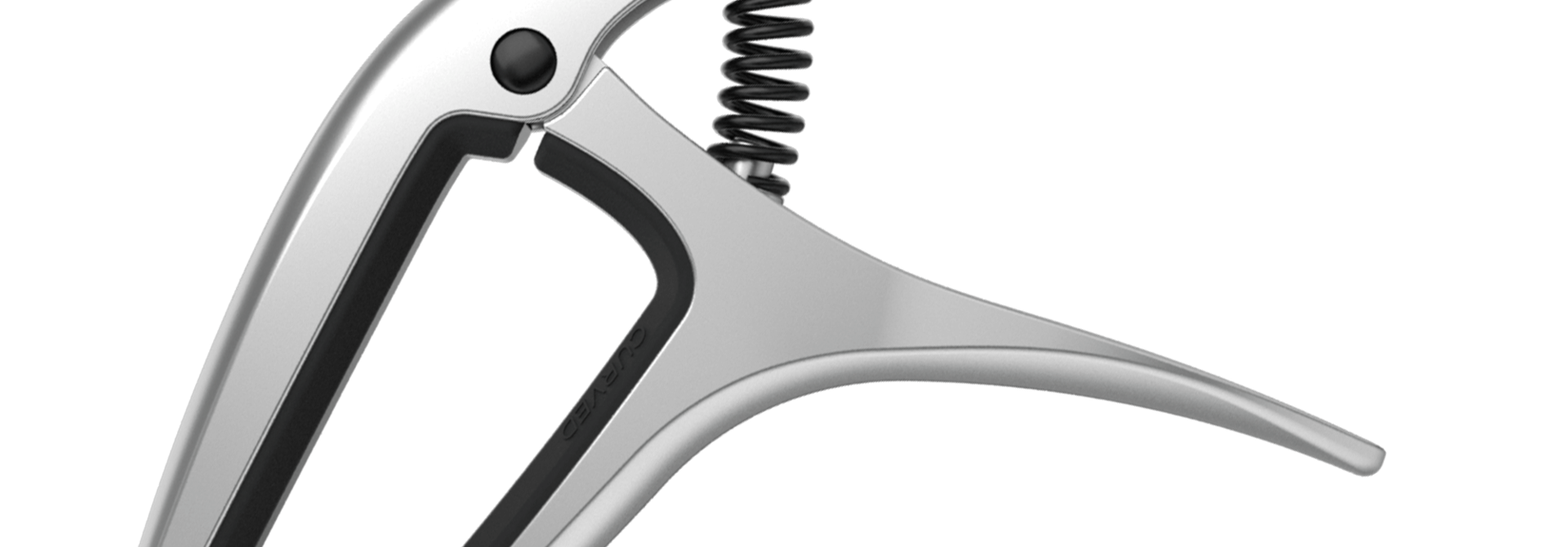 Ernie Ball Axis Dual Radius Capo - Silver