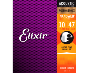 Elixir 12052 Electric NPS Nanoweb Light 10-46 jeu de cordes