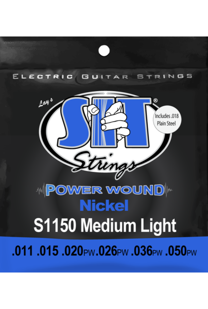 S.I.T. Strings S1150 Power Wound Nickel Medium Light 11-50