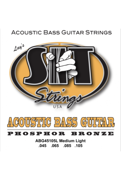 S.I.T. Strings Phosphor Bronze Acoustic Medium-Light Bass 45-105 ABG45105L