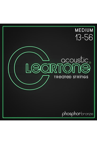 Cleartone 7413 Treated Phos/Bro Medium Acoustic Guitar Strings (13-56)