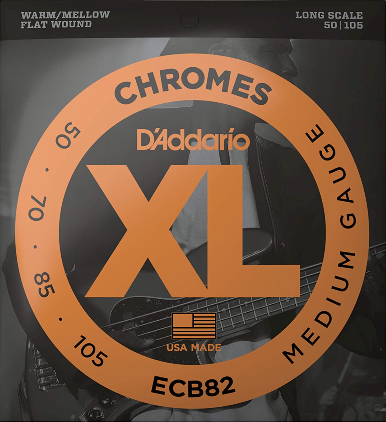 ECB82 Flatwound  Medium Bass Strings-1
