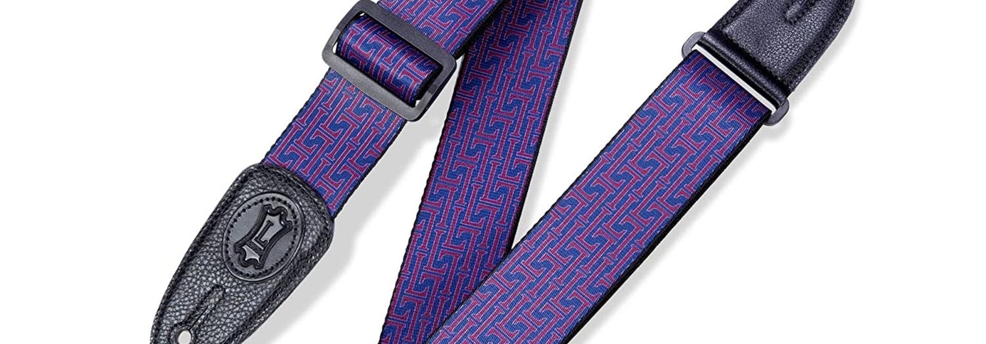 Levy's MPLL-005 Sublimation 2" Guitar Strap w/ Leather ends