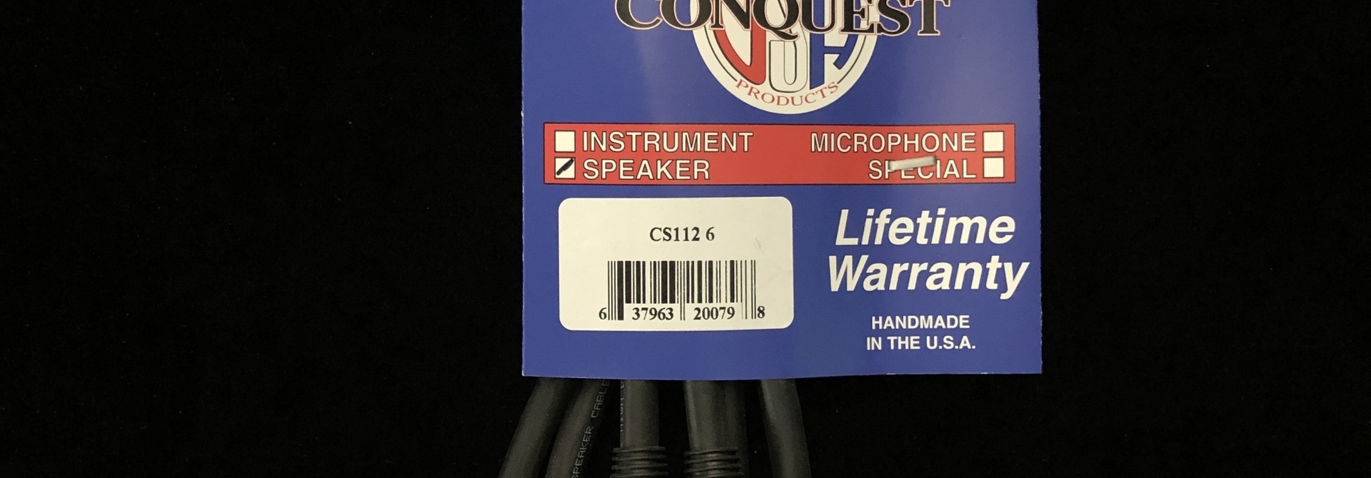 Conquest CS112 6' Speaker Str/ Str